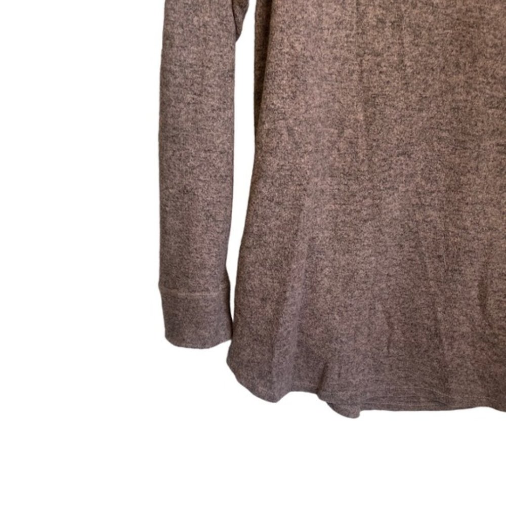 Torrid Size 3 Brown Hooded Oversized Pullover Knit Ling Sleeved Hoody - Picture 7 of 13
